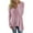 Pink, variant on GigrtiJin Women's Fall Plus Size Sweaters Long Sleeved V Neck Irregular Hem Knitted Tops Loose Casual Thin Sweaters