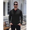 thumbnail image 4 of COOFANDY Men's Lightweight Pullover Hoodie Long Sleeve Sweatshirt Comfort Travel Hoodie, Mens Hoodies with Pocket, 4 of 10