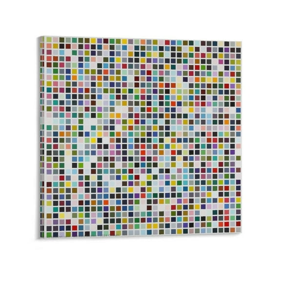 Abstract Painters Gerhard Richter 1024 Colors Poster Posters Wall Art Painting Canvas Gift Living Room Prints Bedroom Decor Poster Artworks 20x20inch(50x50cm)
