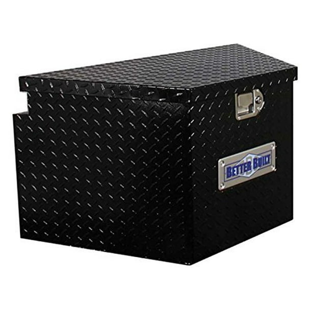 BETTER BUILT 66212322 UTILITY TRAILER TONGUE TOOL BOX, BLACK, SHORT, V