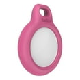 thumbnail image 3 of Support sécurisé Belkin pour Apple AirTag avec porte-clés – Étui résistant aux rayures avec face ouverte et bords surélevés – Accessoire pour clés, animaux, bagages – Rose, 3 of 6