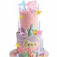 thumbnail image 2 of Mermaid Cake Toppers Under the Sea Mermaid Tail Cake Decorations for Birthday Baby Shower Party Supplies, 2 of 4