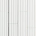 thumbnail image 2 of Arte 1.97 in. x 7.87 in. Matte White Ceramic Subway Deco Wall and Floor Tile (4.1 sq. ft./case) (38-pack), 2 of 5