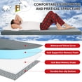 thumbnail image 2 of Colchón de Camping HOMBYS Portátil de Espuma de Memoria Impermeable de 3 cm, 2 of 7