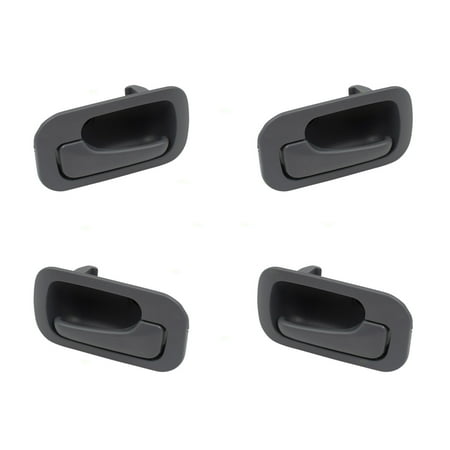 Honda Civic Interior 4 Piece Set Inside Interior Grey Door Handles Replacement for 92-95 Honda Civic Sedan 72160SR4A02ZA 72120SR4004ZB ()