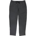 thumbnail image 1 of Ralph Lauren Womens Dot Casual Lounge Pantalones, Negro, 4, 1 of 2