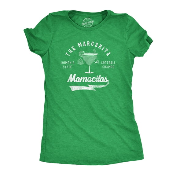 Womens The Margarita Mamacitas T Shirt Funny Drinking Lovers Softball Team Champions Tee for Ladies Womens Graphic Tees