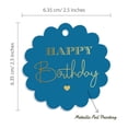 thumbnail image 6 of Inkdotpot Happy Birthday Bottle Tag Real Gold Foil Favor Hang Tags Pack Of 100, 6 of 7
