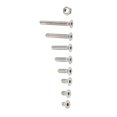 thumbnail image 4 of 300 Uds M2.5 Tornillos Tuercas Canote De Surtido Hex Tornillo Cabeza De Tapa Kit De Muebles De Acero Inoxidable Tornillos De Plata Para El Proyecto De, 4 of 7