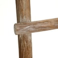 thumbnail image 5 of LuxenHome Solid Wood Natural 4-Rung 59-Inch Tall Blanket Ladder, 5 of 8