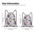 thumbnail image 2 of Sikiie Fairy Flower Drawstring Backpack Drawstring Bags, Draw String Back Bag for Sports, Gym, Travel, Swimming, Beach-Medium, 2 of 6