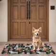 thumbnail image 4 of Schnauzer with Pioneer Flower Door Rugs,Washable Non Slip Door Mats Indoor,Decorative Door Mats,Entry Mat Indoor for Entrance,Bedroom,Kitchen,Bathroom,16"x47", 4 of 6