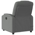 thumbnail image 2 of vidaXL Massage Recliner Chair Dark Grey Fabric, 2 of 5