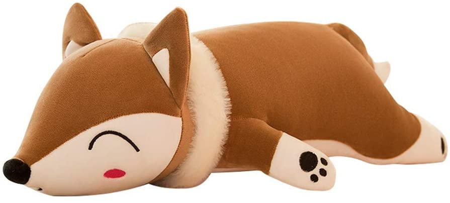 fox plush pillow