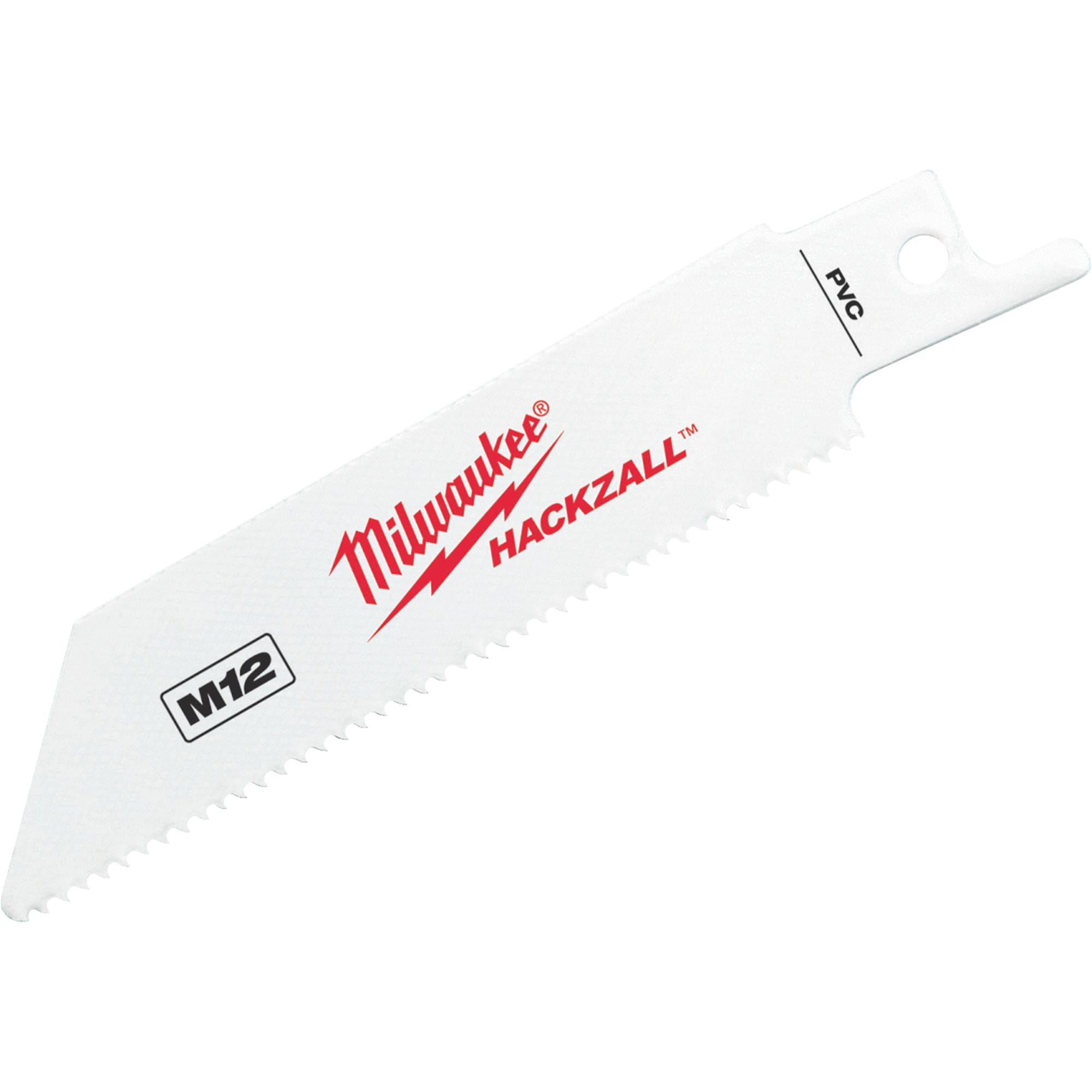 Milwaukee 49005414 M12 Hackzall Blade 4" PVC 5Pack