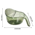 thumbnail image 2 of Multifunctional Rice Strainer with Handle, Fine Mesh Plastic Colander for Washing Fruits Vegetables Draining Pasta, Space-Saving Kitchen Basket, 2 of 5