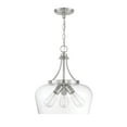 thumbnail image 4 of Octave 3-Light Pendant in Satin Nickel, 4 of 6