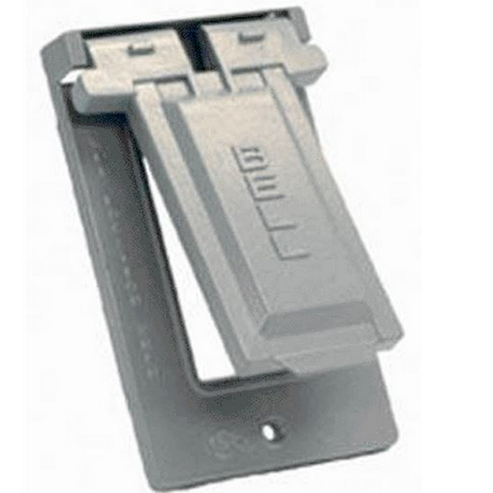 Red Dot S306E Single Gang Weatherproof GFCI Vertical Cover Walmart