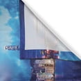 thumbnail image 3 of Ambesonne City Scenery Kitchen Curtains, Hong Kong, 55"x45", Deep Sky Blue, 3 of 3