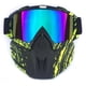 thumbnail image 2 of Gafas de máscara retro, gafas de carreras de motos todoterreno, gafas de conducción al aire libre, gafas de esquí, 2 of 5