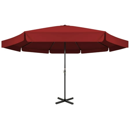 Best Choice Products 16-foot Extra-Large Outdoor Aluminum Polyester Patio Market Umbrella with Cross Base and Crank Handle, (Best M4 On The Market)
