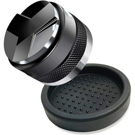 

51mm Coffee Distributor & Tamper 51mm for Dedica Portafilter with Silicone Tamper Mat Adjustable Depth