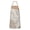 Brown Boho Line, variant on Brown Boho Plant Pattern Apron-Garden Aprons for Women with Pockets-Cotton Linen Waterproof Kitchen Cooking Gardening Aprons Adjustable for Kitchen,Cooking,BBQ and Salon 33x27 Inch