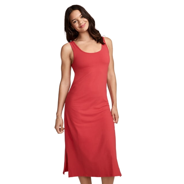 Jockey Robe Débardeur Extensible en Coton pour Femme avec Soutien-Gorge Intégré