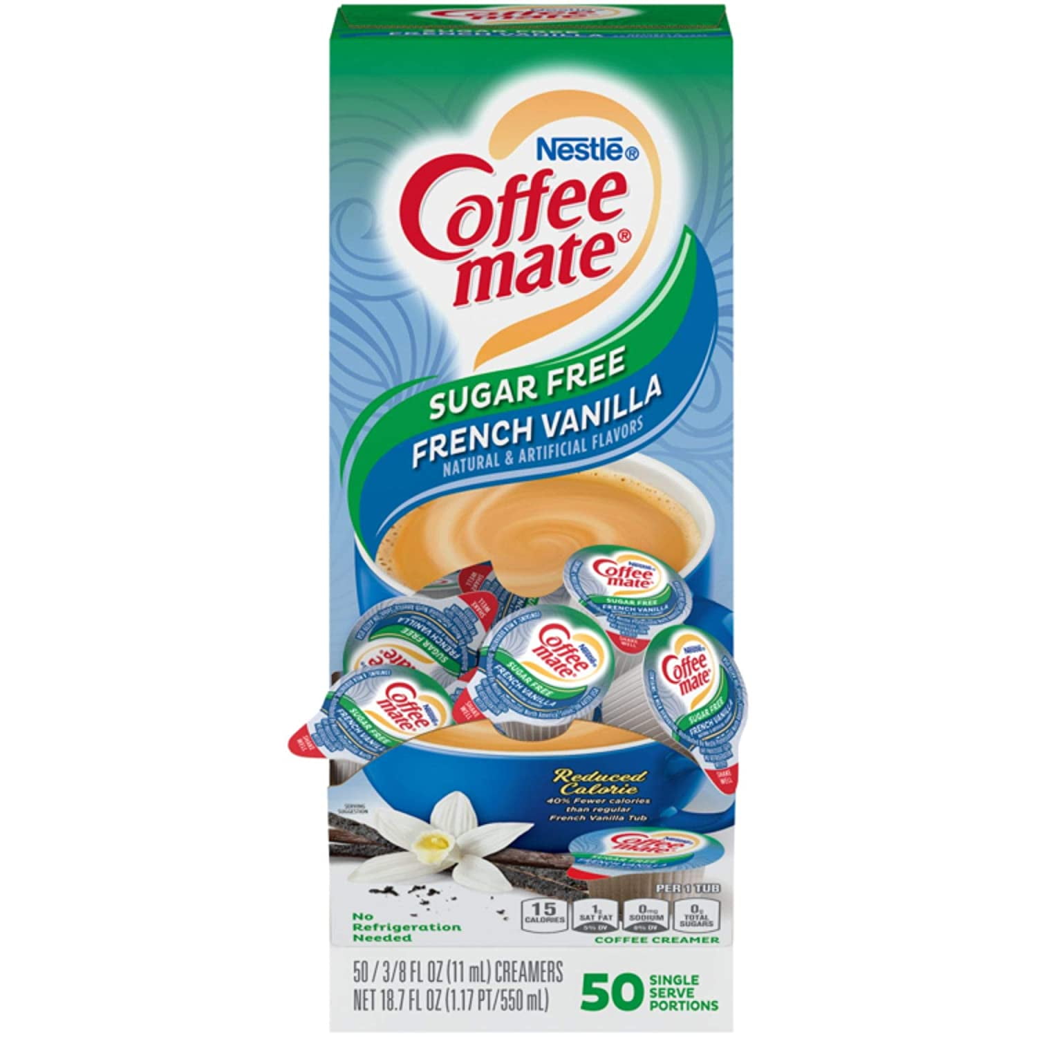 Nestle Coffee Mate Coffee Creamer Sugar Free French Vanilla Liquid