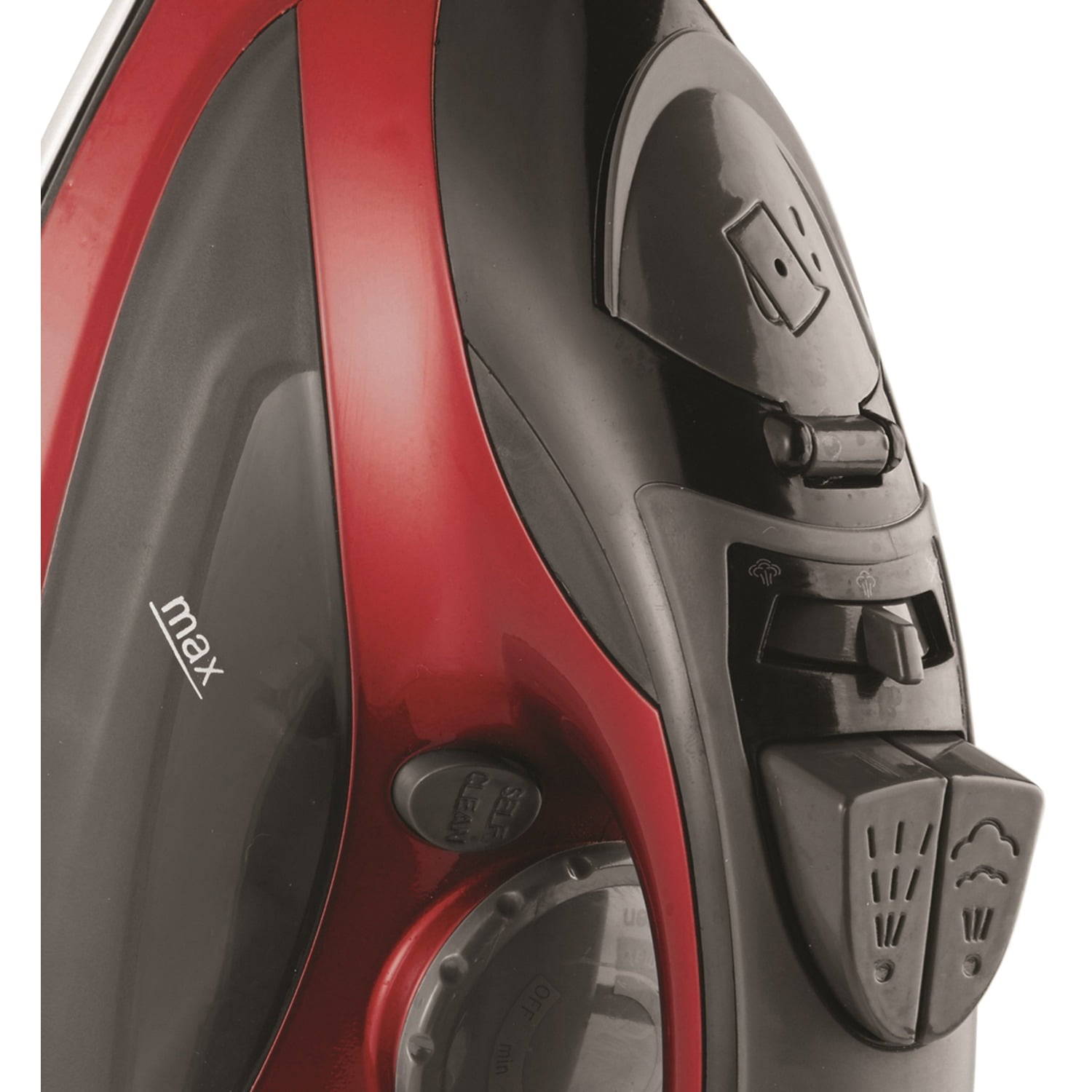 Brentwood Steam Iron with Auto Shutoff (Red), MPI-90RPT