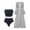 Black, variant on Sentmoon Womens Bathing Suits 2 Piece Bikini for Women Plus Size Woman Swimsuit Curvy Bathing Suits for Women Beach Stuff for Surfing and Water Sports White M