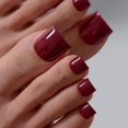 thumbnail image 1 of Press On Toenails BtartBox Real Square, color rojo opaco, para mujer, 1 of 7
