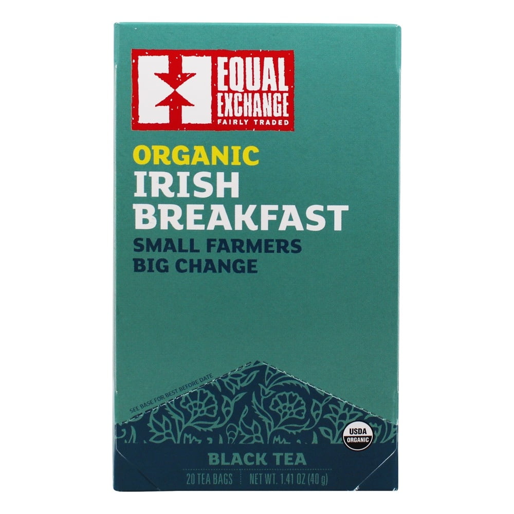 Equal Exchange Organic Irish Breakfast Tea Bags, 20 Count