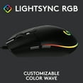 thumbnail image 4 of Logitech G203 Lightsync Mose - Black, 4 of 6