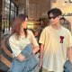 thumbnail image 2 of Ami Kms Love Short-Sleeved Summer Cotton T-Shirt Casual Loose Men And Women Same Fashion Brand Half-Sleeved, 2 of 5