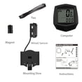 thumbnail image 4 of Yeacher Bike Speedometer, Bicycle Speedometer Cycle Bike with LCD Display Accurate Speedometer, 4 of 7