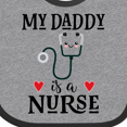 thumbnail image 4 of Inktastic Daddy is a Nurse Baby Boys or Girls Baby Bib, 4 of 4