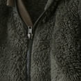thumbnail image 5 of GYRATEDREAM Baby Boy Girl Winter Fuzzy Jumpsuit Infant Bear Ear Snowsuit Toddler Long Sleeve Footed Zipper Hoodie Romper Warm Onesie Coat for 3-12 Months, 5 of 8