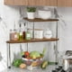 thumbnail image 3 of Organizador de baño Weenson Countertop, 2 niveles, bambú, marrón, 3 of 7