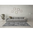 thumbnail image 3 of Ahgly Company Indoor Square Abstract Gray Modern Area Rugs, 7' Square, 3 of 4