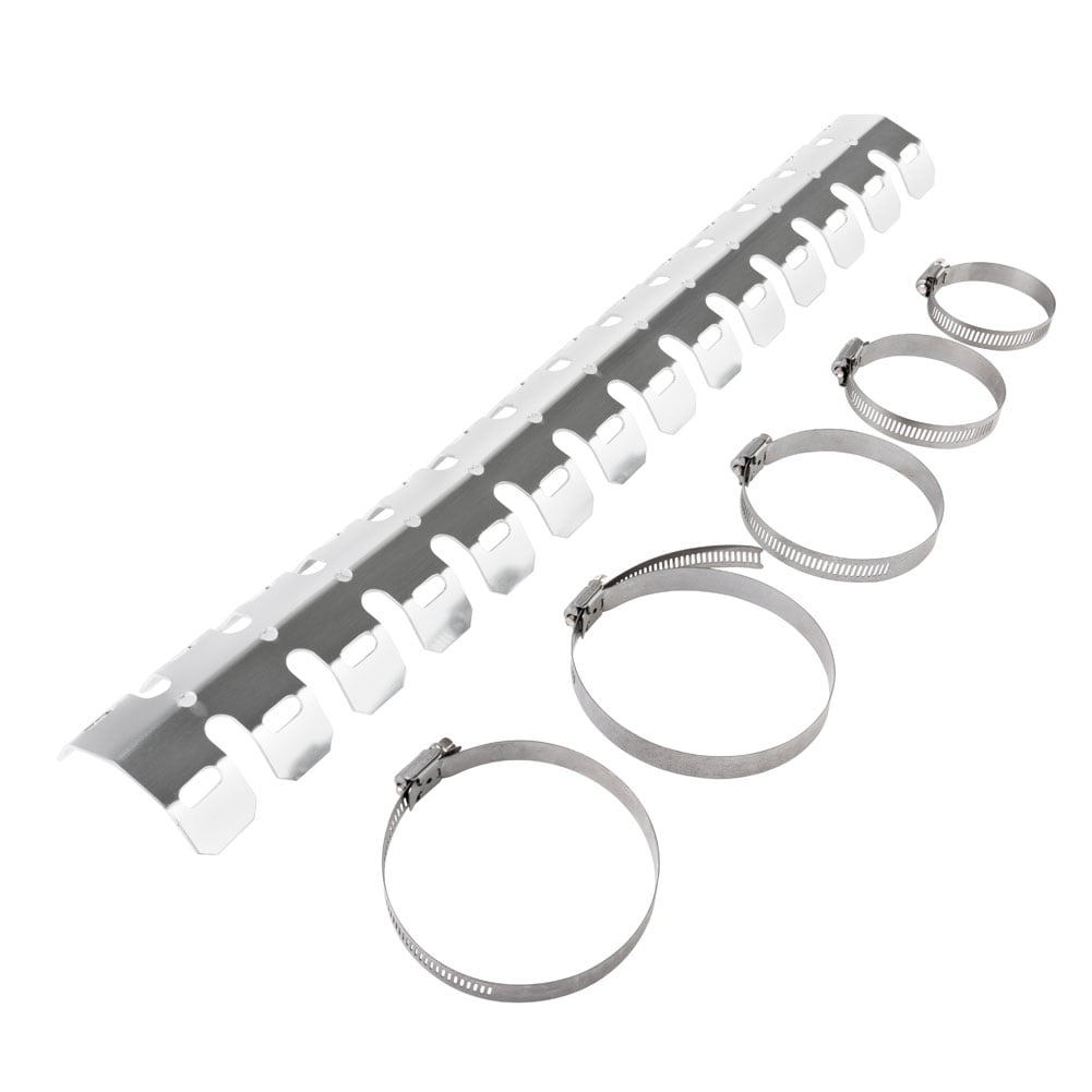 Tusk Aluminum Pipe Guard Silver For SUZUKI RM125 1975-2007