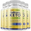 (5 Pack) Optimum Keto - Supplement for Weight Loss - Energy & Focus Boosting Dietary Supplements for Weight Management & Metabolism - Advanced Fat Burn Raspberry Ketones Pills - 300 Capsules