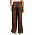 thumbnail image 4 of Pantalones de pijama navideños para mujer Augper, pijamas de algodón a cuadros, 4 of 7