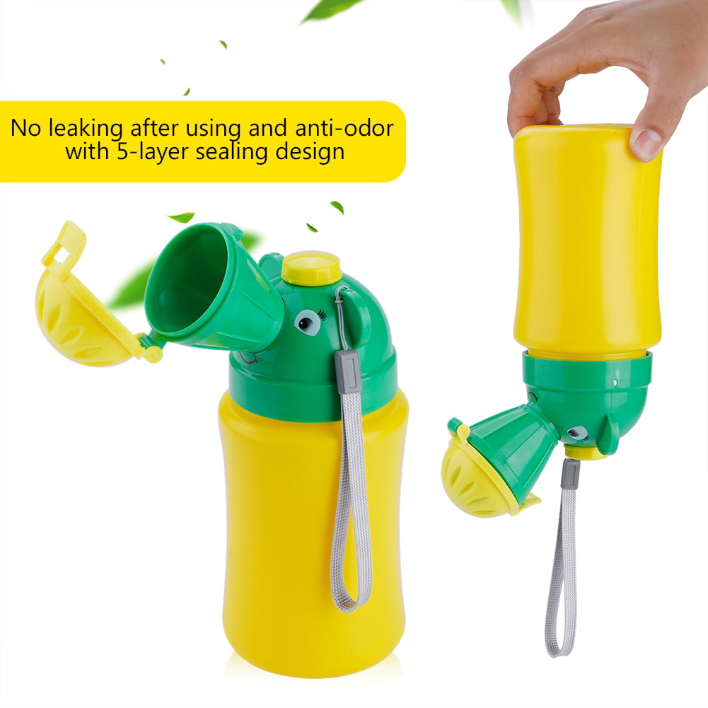 Portable Emergency Urinal Toilet Potty Camping Kids Pee Training Cup Green 