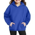 thumbnail image 2 of Ashirexll Girls Hoodies Pullover Girls Long Sleeve Shirts Girls Hooded Sweatshirt Long Sleeve Pullover Kids Fleece Sweatshirts For 5-14 Years, 2 of 6