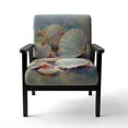 thumbnail image 4 of Designart « White expressionist Seashells I » Fauteuil d'Appoint Rembourré à Animaux Blancs - Fauteuil Moderne pour Salon, 4 of 7