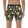 Octopuses And Leaves Men's Underwear Boxer Briefs, Comfort Moisture