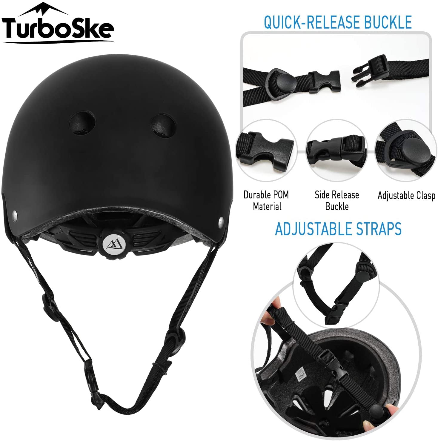 HHHC Skateboard Helmet, BMX Helmet 