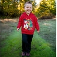 thumbnail image 2 of RETSUGO Sudadera con Capucha para Niño Pequeño de Navidad con Muñeco de Nieve, 2 of 6