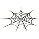 thumbnail image 1 of Calcomanía para coche con telaraña, 1 of 1